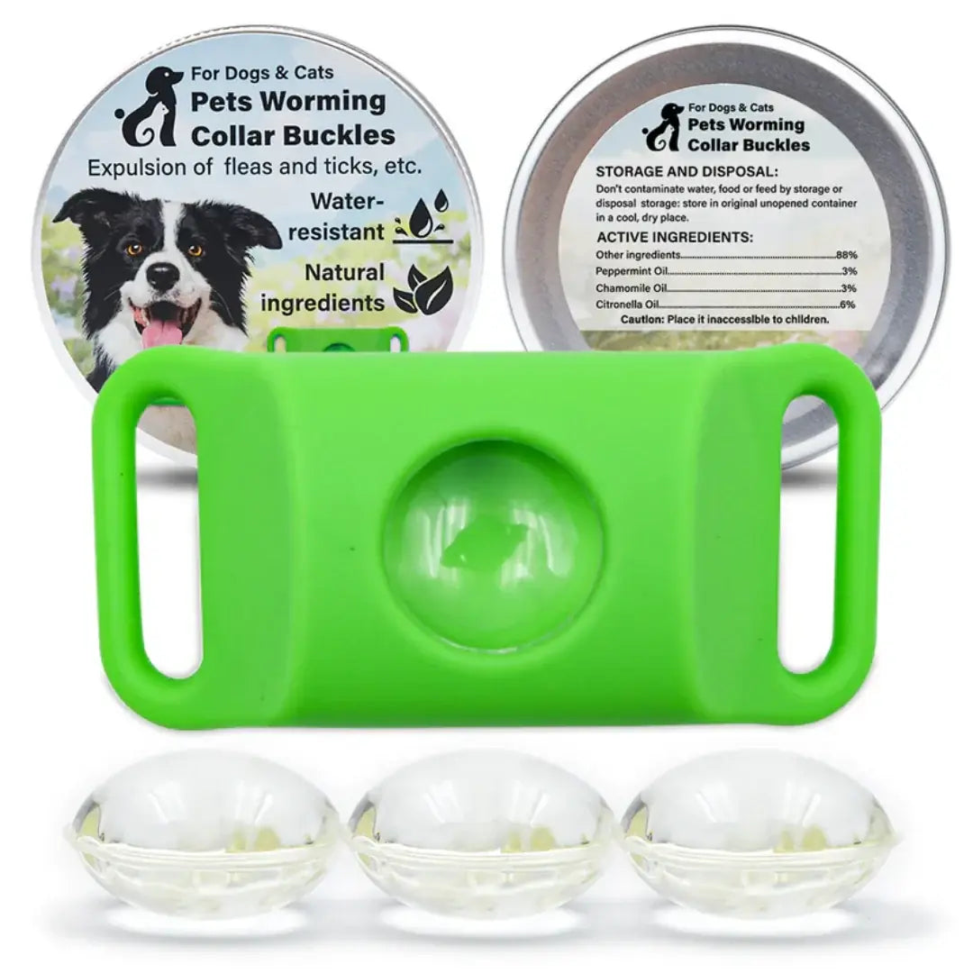 Lightweight adjustable flea and tick collar pendant