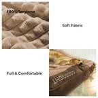 Non-slip base of the rectangular indoor dog bed