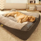 Spacious dog bed for large breeds