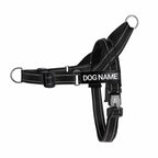 EasyFit no-pull personalized dog harness, Midnight