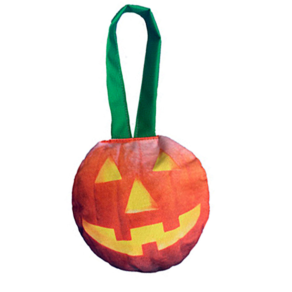 Jack-O-Tug pumpkin-shaped Halloween tug toy for dogs by American Dog, front view