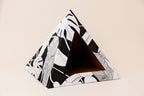 Kitty Kardboard Dark Paradise pyramid that ships flat and goes together in seconds by folding and tucking