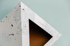 Kitty Kardboard Oasis pyramid that ships flat and goes together in seconds by folding and tucking