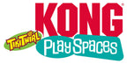 Tropical-themed KONG Play Spaces Tiki Twirl cat toy that gives a whiff of catnip with each spin
