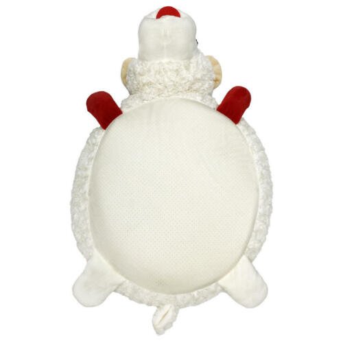 Licensed Lamb Chop cuddly dog bed, stuffed soft with polyester fiber filling for nap time