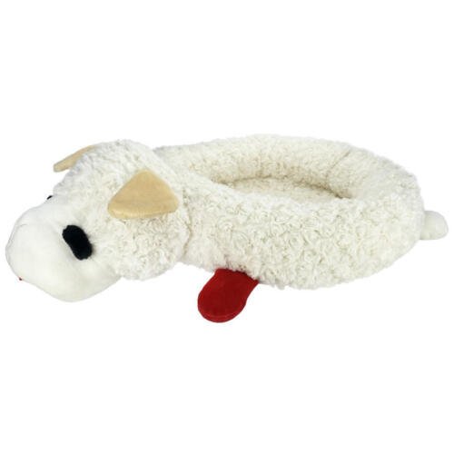 Single Multipet Lamb Chop 27 inch dog bed with a removable foam core and a non-skid bottom