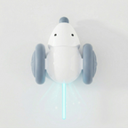 LED tail mouse cat toy made of ABS plastic, 12 inches long including the tail