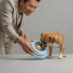Enrichment lick toy for small to medium dogs and cats at mealtime or snack time