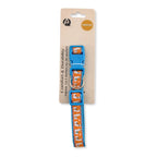 Llama embroidered nylon dog collar in size Medium, adjustable for 14.5 to 20 inch necks