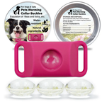 Flea and tick collar pendant, available in several colors
