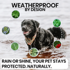 Natural flea and tick defense pendant for pets