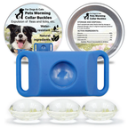 Natural flea and tick collar pendant for dogs and cats