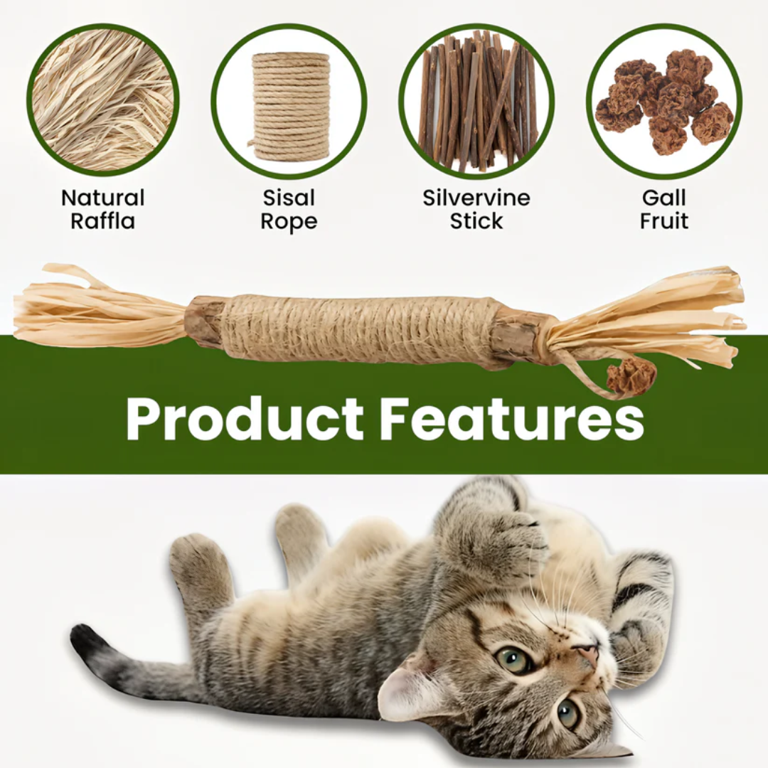 Matatabi silver vine chew sticks, a catnip alternative for cats