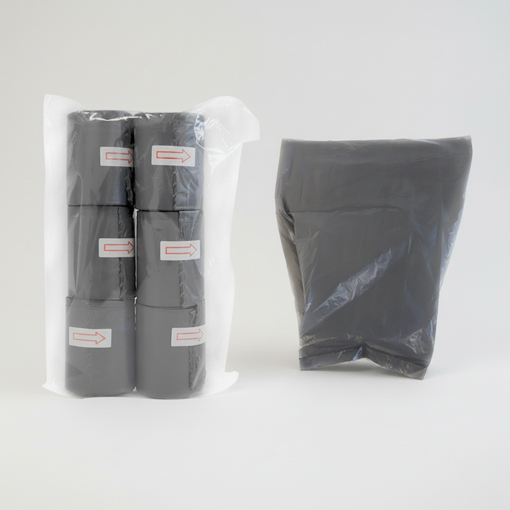 Specialized waste bags for the small one-hand poop scooper, sold as 6 rolls