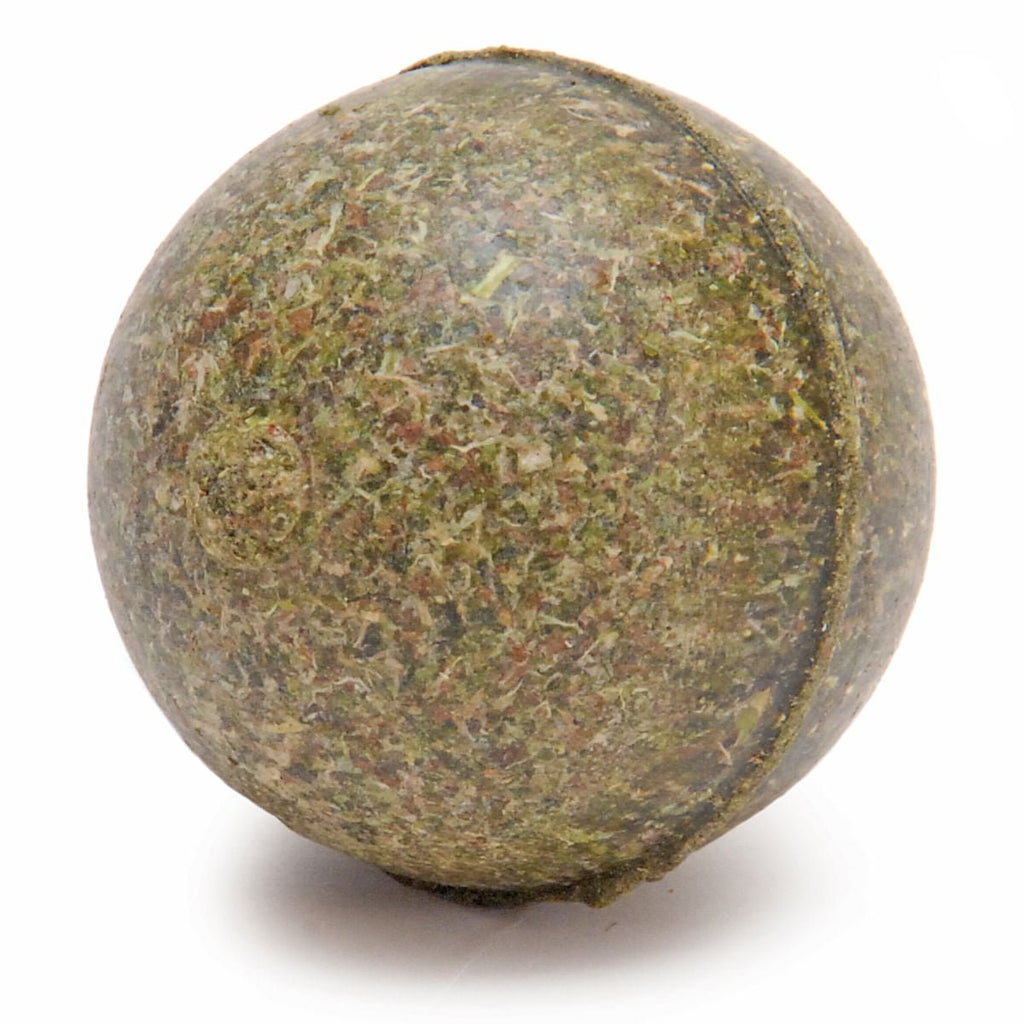 Pawbreakers Bonkas catnip ball that releases fresh catnip scent as a cat bats and chews it