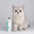 PawTrim precision nail clipper with an anti-splash cover that catches nail clippings