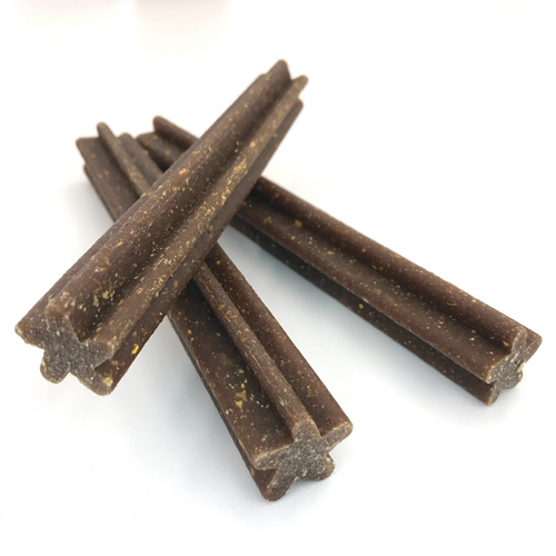 Pumpkin & Honey dog chew sticks by The Pet Gourmet, flavored with cinnamon and ginger root