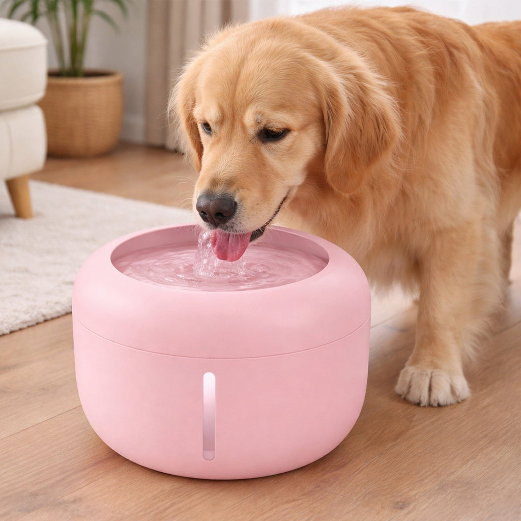 Pet Life Moda-Pure fountain holding 84.6 oz of filtered water for dogs and cats