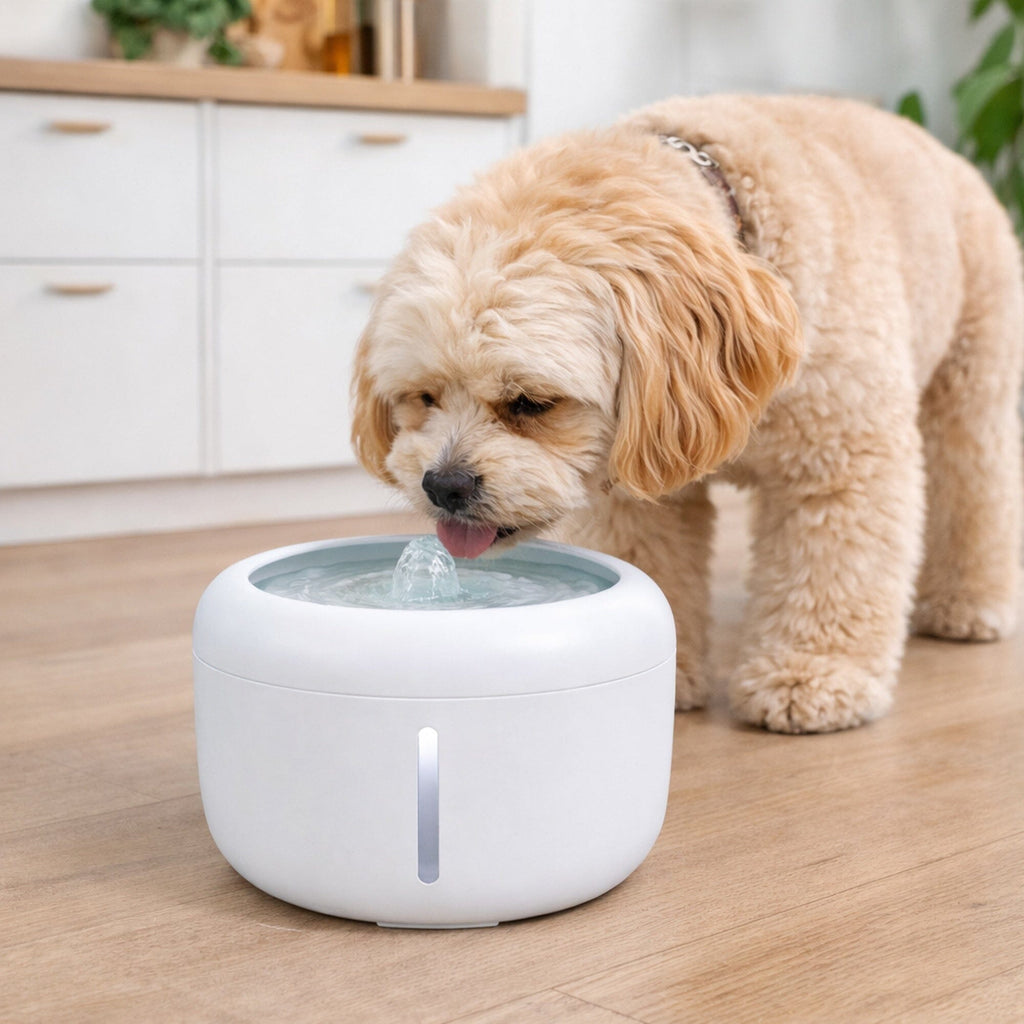Pet Life Moda-Pure water fountain that comes apart so every piece can be washed