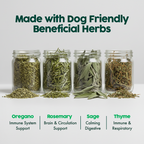 Pet Relish liquid dog food topper made without artificial flavors, fillers or preservatives