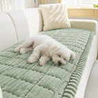 Soft pet couch cover for everyday furniture protection