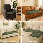 Plush pet sofa and couch cover