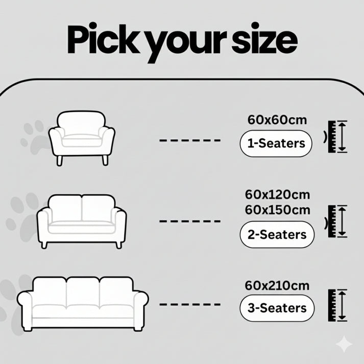 Washable plush couch cover for cats and dogs