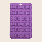Purple Bones silicone treat mold by SodaPup with bone-shaped cavities for jelly dog treats