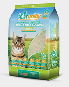 PurrFriendlyLitter cassava and corn cat litter, a plant-based clumping litter for cats