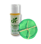 ReNewedPet 2 oz ear cleaning drops sold with cotton pads for wiping away loosened debris
