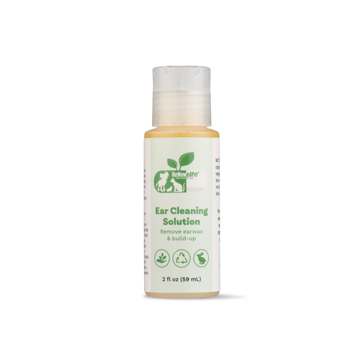 ReNewedPet 4-All Pets ear cleaning drops in the 2 oz size, for dogs and cats