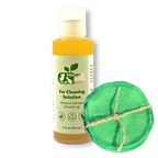 ReNewedPet ear cleaning drops, 4 oz with cotton pads, for dogs and cats with or without fur