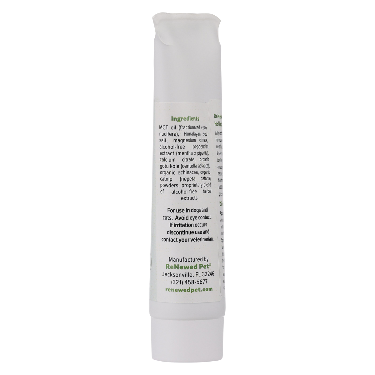 ReNewedPet gum cleanser for brushing pet teeth and gums 2 to 3 times a week