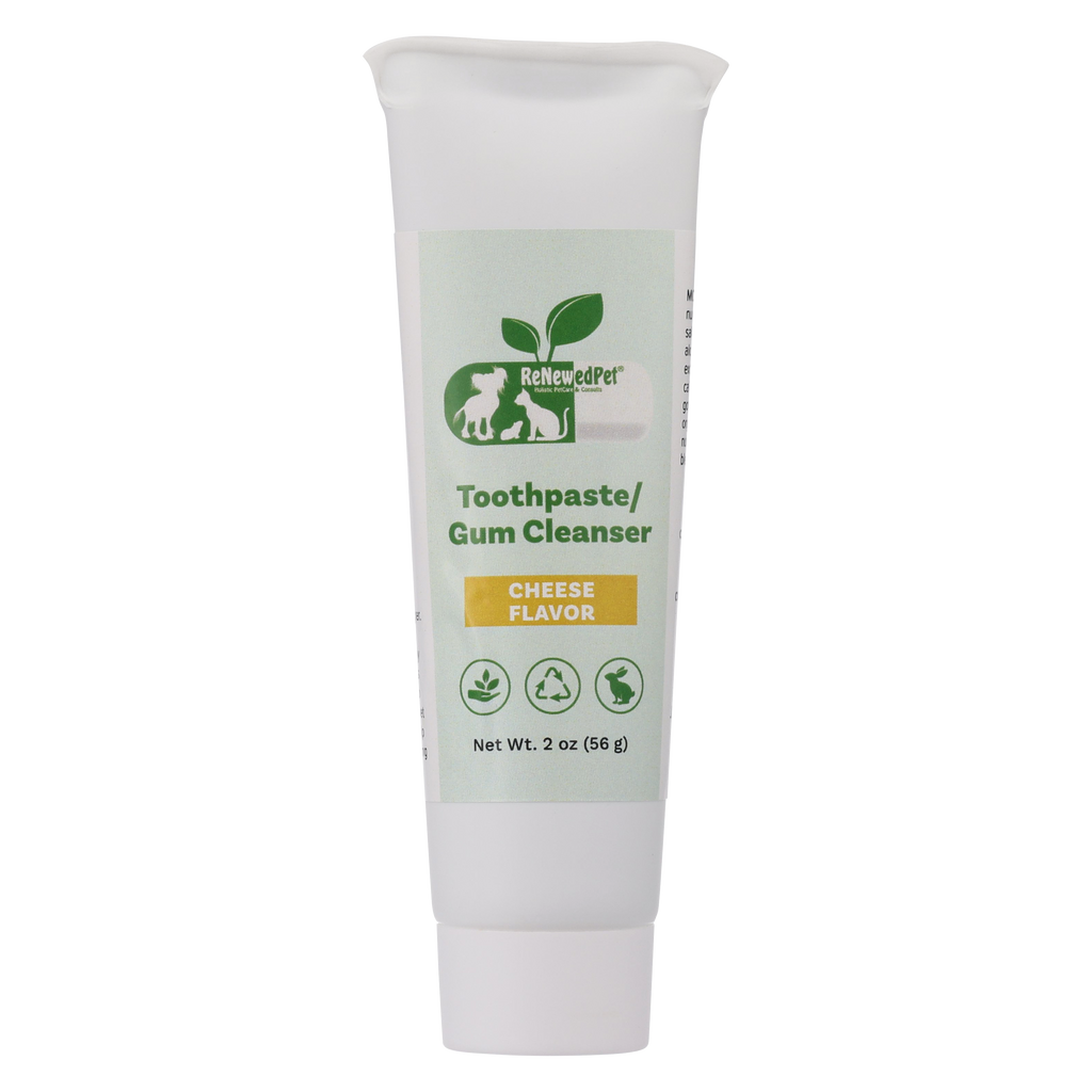ReNewedPet toothpaste and gum cleanser for dogs and cats, made with echinacea and gotu kola