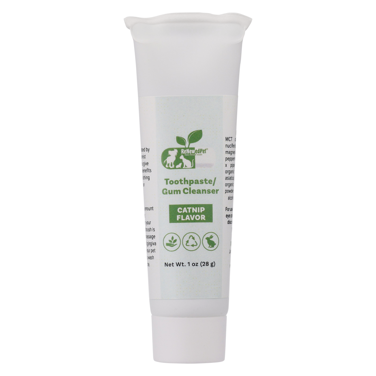 ReNewedPet pet toothpaste with organic Himalayan salt, calcium citrate and magnesium citrate