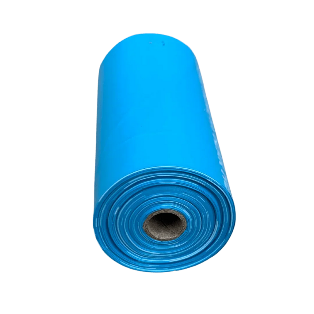Unscented rōmng bio-based dog waste bags on easy-tear rolls