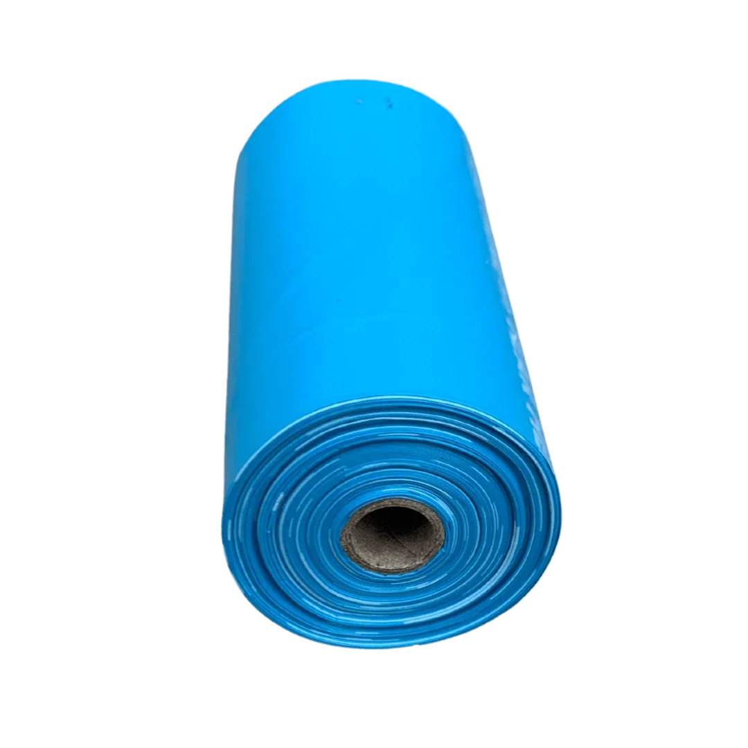 Unscented rōmng bio-based dog waste bags on easy-tear rolls