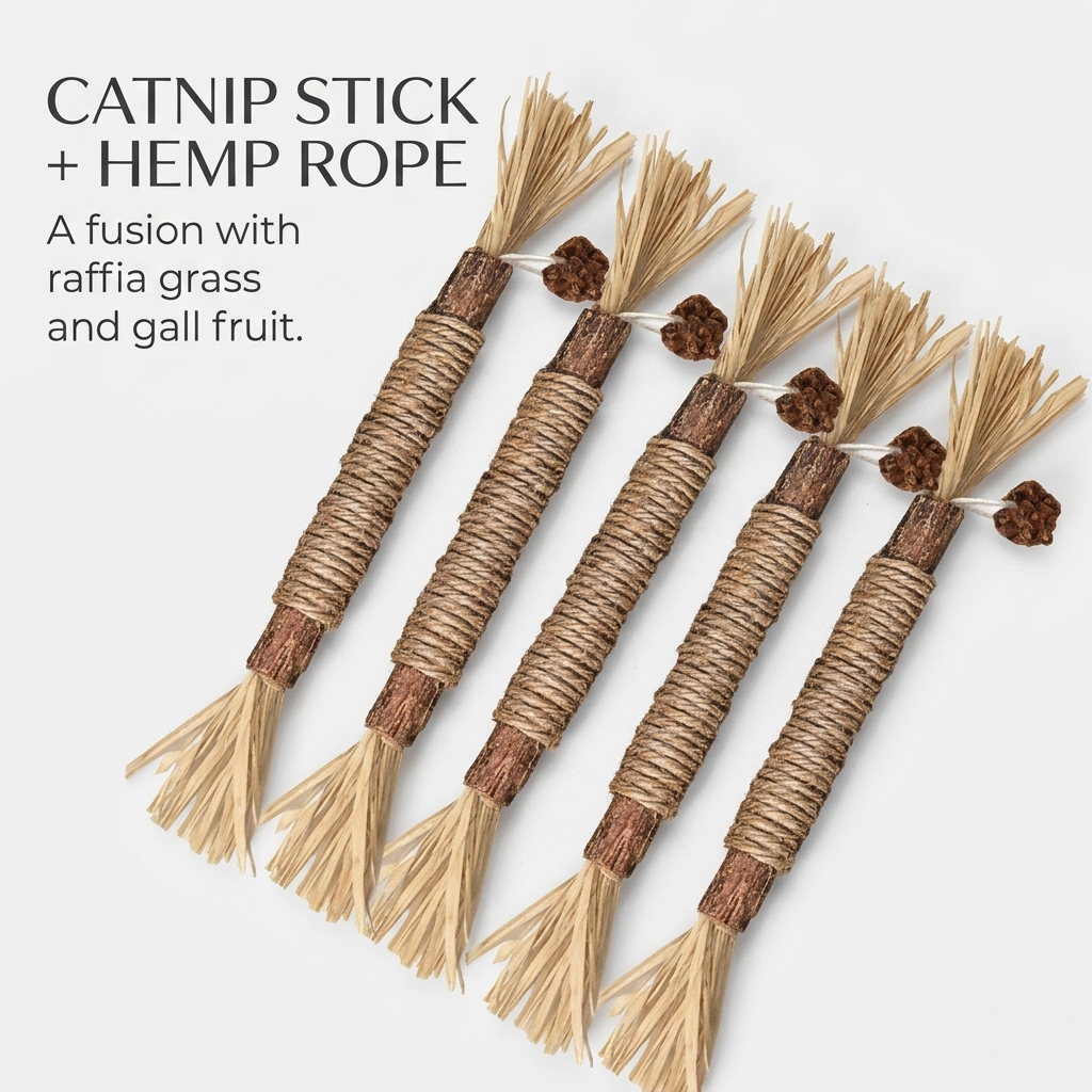 Silver vine chew stick for supervised solo play, offered one stick at a time