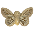 SodaPup Butterfly eChew in brown, the same 6.5 inch butterfly nylon chew in a second color