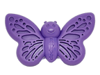 SodaPup Butterfly eChew in purple, a nylon chew toy with textured wings for spreads