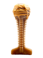 SodaPup Honey Bone Dental Tower made in the USA from FDA-compliant nylon in classic brown