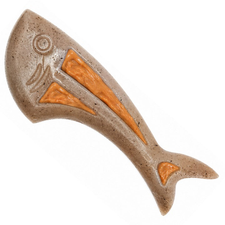 SodaPup Dog Fish enrichment chew to fill with peanut butter and freeze for 2 to 4 hours