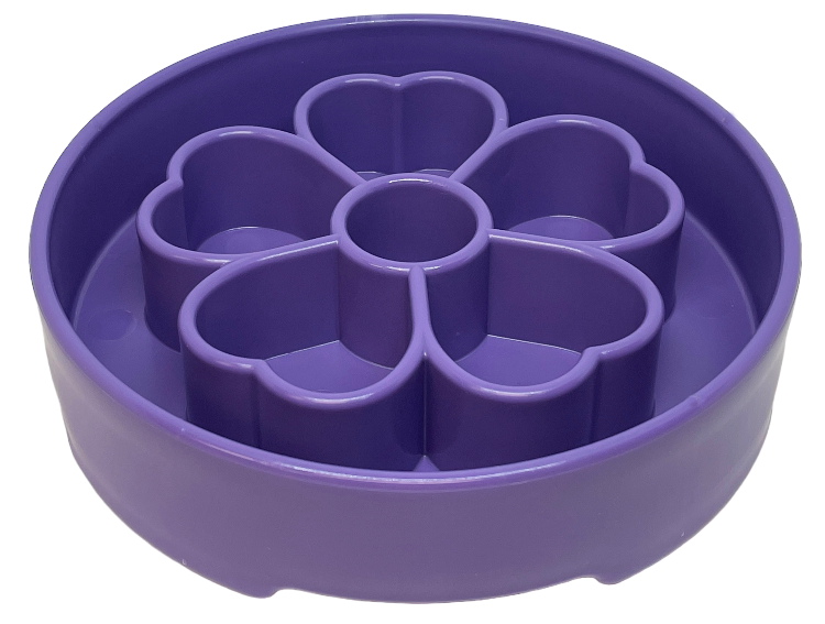 SodaPup Flower eBowl, a 2-inch-deep dog bowl best for dogs with a normal-length snout