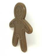 Brown SodaPup Gingerbread Man solid nylon chew with arms, legs and head to chew on