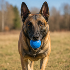 SodaPup Glitter Ball 2-Pack of FDA-compliant, BPA-free soft rubber fetch balls for dogs