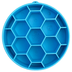 Blue SodaPup Honeycomb eBowl deep slow feeder bowl for medium and large dogs