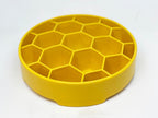 SodaPup Honeycomb eBowl slow feeder bowl with raised honeycomb ridges between sections