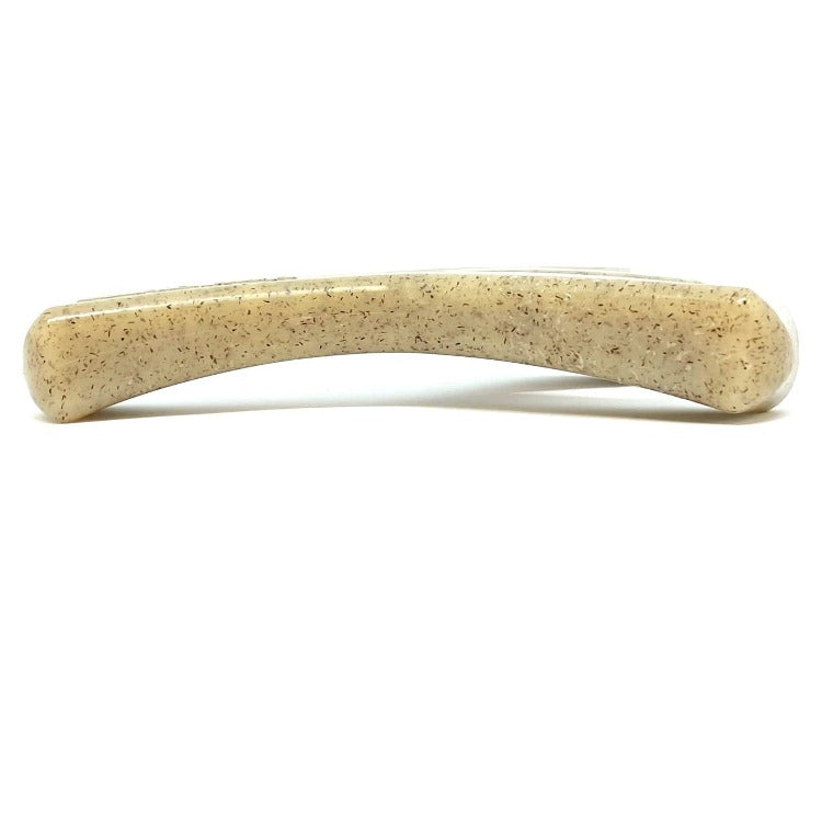 SodaPup brown MOD Wishbone chew toy with holes to pack with peanut butter or yogurt