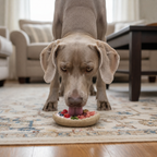 SodaPup Potato Chip eChew in brown FDA-compliant nylon, a 2-in-1 chew and lick toy for dogs
