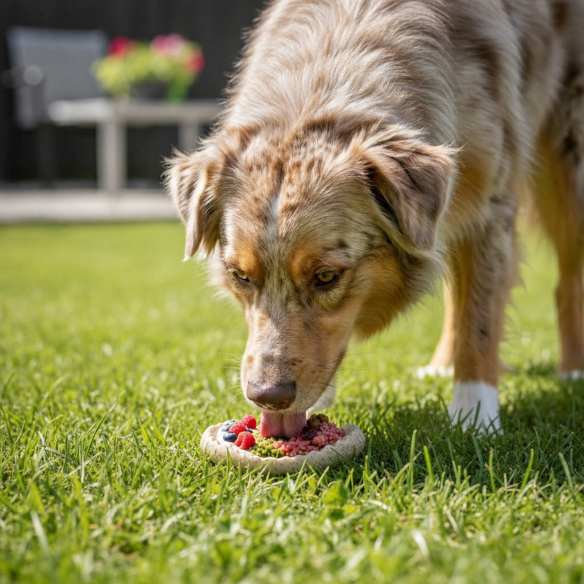 Brown SodaPup Potato Chip eChew, a dishwasher safe nylon toy for peanut butter or yogurt